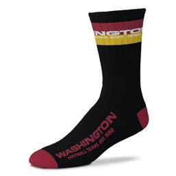 NFL Washington Football Team La Raya Adaptive Crew Socks - L