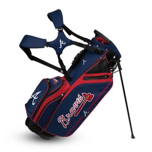 MLB Atlanta Braves Team Effort Caddie Golf Bag - 1 of 3