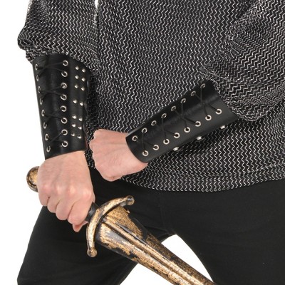 Adult Cuff Black Set Accessory Halloween Costume