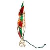 Kurt Adler 10-Point Illuminated Christmas Treetop, Red and Green Lights , 9.5" - 4 of 4