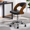 Yaheetech Office Chair Height Adjustable Swivel Desk Chair, Black - 2 of 4