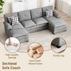 Celebalcony 3-Piece Upholstered Sectional - 3 of 4