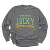 Simply Sage Market Women's In My Lucky Era Long Sleeve Garment Dyed Tee - 2 of 4