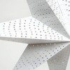 TopComfy Decorative Object Handmade Paper Star Elegant Holiday Decor for Festive Spaces, White, 18.1"*1"*18.1" - 4 of 4
