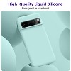 BONGEEK Designed for Pixel 8 Pro Case,Military-Grade Drop Protection,Anti-Scratch Microfiber Lining£¬Silicone Thin Shockproof Phone Case-Mint Green - 2 of 4