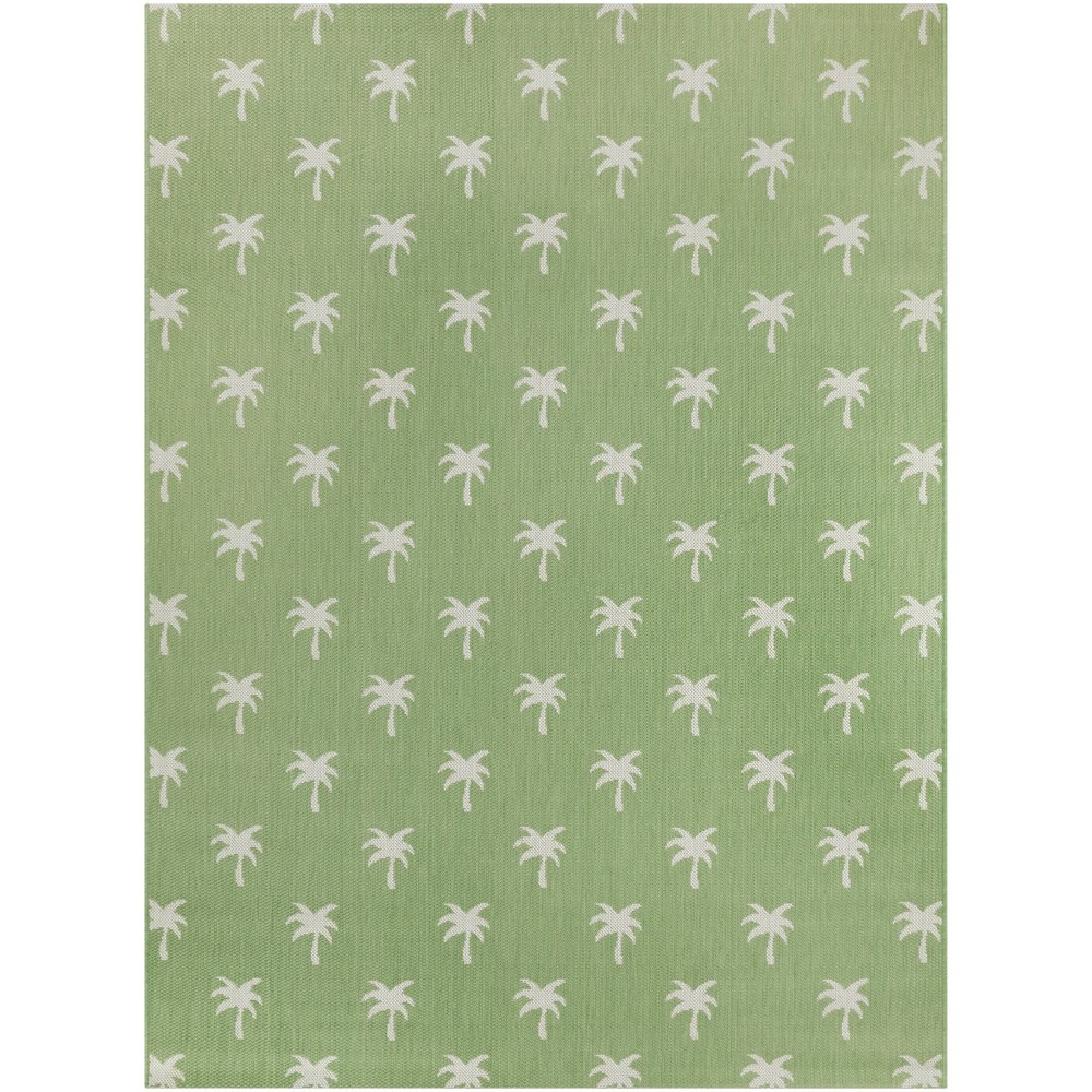  Palm Tree Outdoor Rug Green