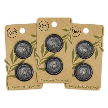 Dritz 20mm Recycled Cotton Round Stitch Buttons Blue : Target