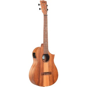 Kala Teak Tri-Top Baritone Acoustic-Electric Ukulele Natural - 1 of 4
