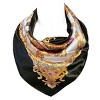 Wrapables Silky Feeling Satin Square Scarf, Black Royal - 2 of 4