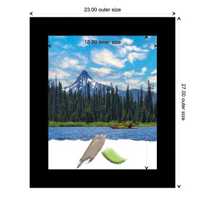 Classic Black Matte Wood Wall Picture Frame