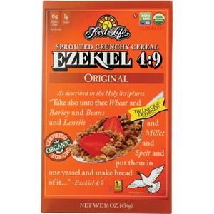 Food For Life Ezekiel 4:9 Sprouted Grain Crunchy Cereal - Original. - 1 of 4