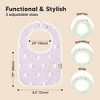 KeaBabies 8-Pack Organic Baby Bibs for Toddler Boys and Girls, Baby Drooling and Teething Bibs for Baby Girls, Boys - 2 of 4