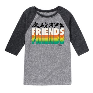 Boys' - Disney - Mickey & Friends Raglan Graphic T-Shirt - 1 of 4