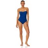 Women's Live In Color Twist Front Shirred One Piece Swimsuit - image 4 of 4