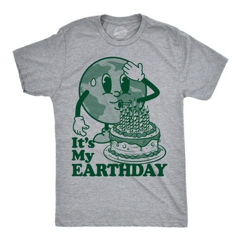 Мужские футболки Crazy Dog T-Shirts, Inc. Mens Funny T Shirts Its My Earth Day Sarcastic Graphic Tee for Men - Crazy Dog Men's T Shirt For Earth Day Light Grey S