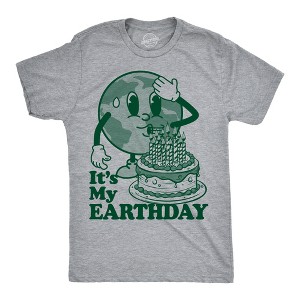 Mens Funny T Shirts Its My Earth Day Sarcastic Graphic Tee For Men - Crazy Dog Men's T Shirt - 1 of 4