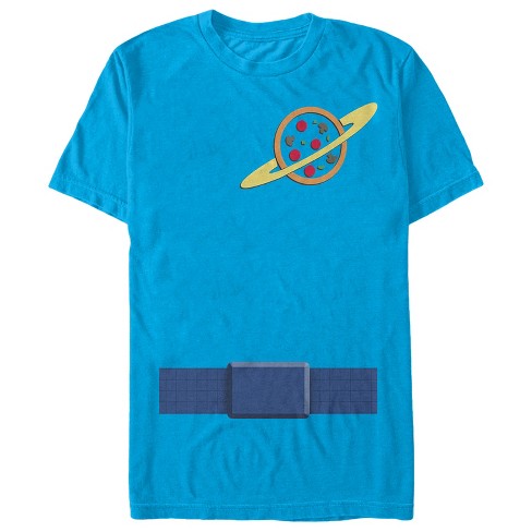 Men's Toy Story Pizza Planet Costume Tee T-Shirt - Turquoise - Medium