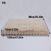 Artloge Plush Pet Bed Washable Dog Mat Crate Bed Anti-Slip Kennel Mattress Deluxe Sleeping Mat for Puppy & Large Dogs with Removable Cover - 2 of 4
