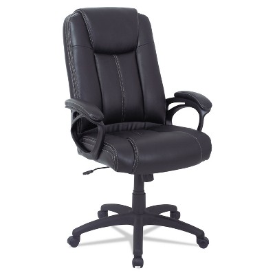 Alera CC Series Executive High-Back Leather Chair Black CC4119F