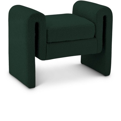 Meridian Furniture,Stylus Boucle Fabric Bench