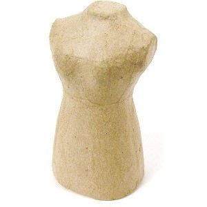 Decopatch Papier-Mache - 3 x 5 x 2 1/2 in.- Mannequin - 1 of 3