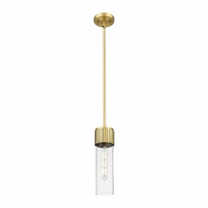 Bolivar - 1 Light Pendant In Industrial Style-13.5 Inches Tall and 4 Inches Wide - 1 of 1