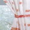 Carnation Home "Windsor" Fabric Window Curtain 34" x 54" in Burgundy - 3 of 3