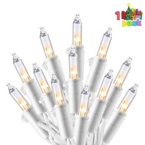 Joyfy 100 Count Christmas String Lights, 21.5FT Warm Fairy Light Decoration for Holiday Xmas Indoor/Outdoor Party Decor Lighting - 1 of 4