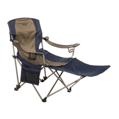 Outdoor folding chair store with leg rest