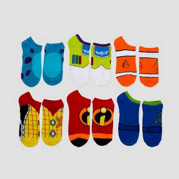 Women's Disney Pixar 6pk Low Cut Socks - Assorted Colors 4-10