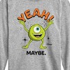 Boys' - Disney - Mike Yeah Maybe Long Sleeve Graphic T-Shirt - 2 of 4