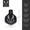 Viski Titanium Staghead Hawthorne Strainer - Laser Cut Cocktail Strainer for Drinks with Springs and Scratch Resistant Titanium Finish - Set of 1 - 3 of 4
