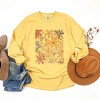 Simply Sage Market Fall Floral Glitter Garment Dyed Long Sleeve - 3 of 4