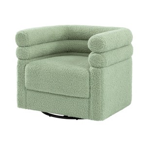 Arturo Modern Swivel Chair with One Pillow|ARTFUL LIVING DESIGN-SAGE - 1 of 4