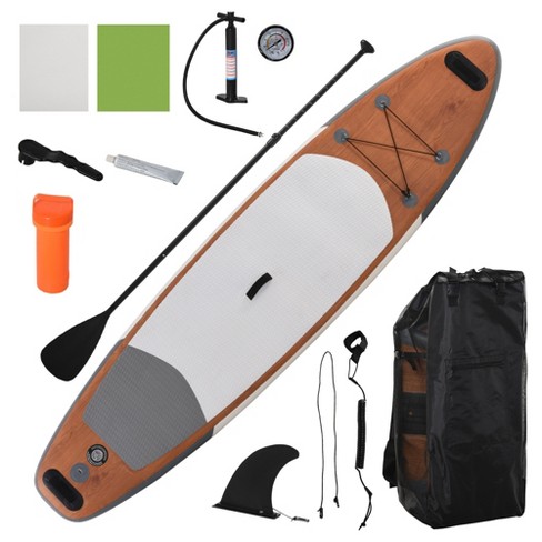 Soozier Inflatable Stand Paddle Board Yoga Sup With Deck Pad, Premium Accessories, Leash And Hand Pump : Target