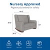 Baby Relax Hadley Upholstered Double Rocker Chair - 3 of 4