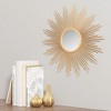 Gulches 14.5" x 14.5" Sunburst Wall Decor Mirror - 4 of 4