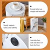 Vynxaria Cylindrical Patterned Coffee Table for Versatile Interior Styling - 3 of 4