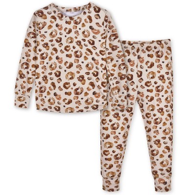 Gerber Baby Girls' Snug Fit Pajama Set - Spotted Leopard - 12 Months ...