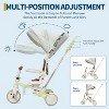 7-in-1 Foldable Baby Tricycle with Adjustable Parent Handle,Toddler Trike with Safety Harness - 3 of 4