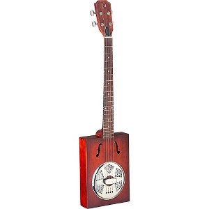 JN Guitars JN Guitars Cask Series Puncheon Cigar Box Resonator Guitar 2-Color Sunburst - 1 of 3