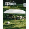 10x20 Instant Pop-Up Canopy - 1-Min Setup, UV Protection, Heavy Duty, 3 Height Adjustments w/6 Sandbags & Roller Bag for Camping, Beach, Parties - 2 of 4