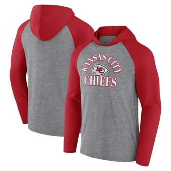 Nfl Kansas City Chiefs Girls' Gray Tie-dye Crop Hooded Sweatshirt : Target