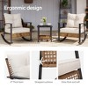 LAUSAINT HOME 3 Pieces Rocking Bistro Set - 4 of 4