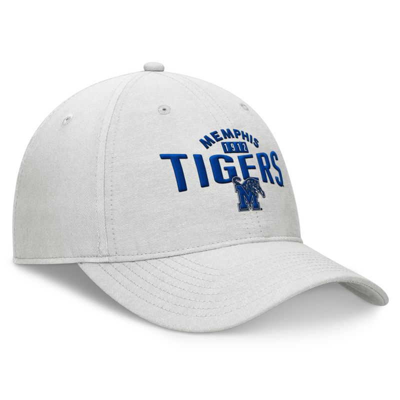 NCAA Memphis Tigers Unstructured Chambray Cotton Hat - Gray, 3 of 5