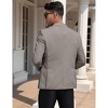 Men's Two - Button Single Blazer, Stylish and Versatile Suit Jacket for Formal and Casual Occasions - 4 of 4