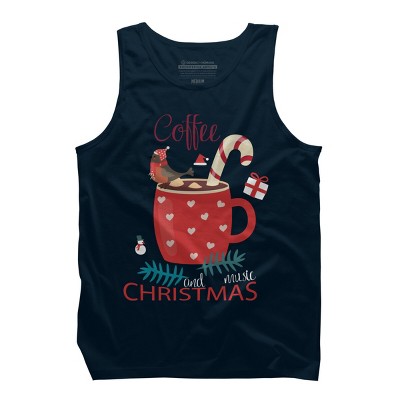 Men's Design By Humans Merry Christmas Treasure box By funkprints Tank Top
