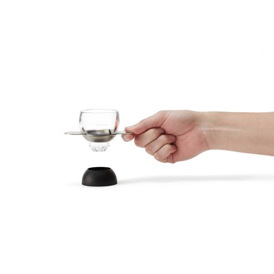 Rabbit Glass and Stainless Steel Wine Aerator with Stand
