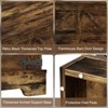 Lift Top Wood Square Center Table with Charging Station, Rustic Coffee Table - 4 of 4