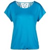 Women's Crochet Insert Short Sleeve Top - LASCANA - 2 of 4